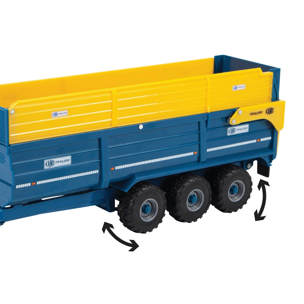 Britains Kane Tri Axle half Pipe Silage Trailer 1:32