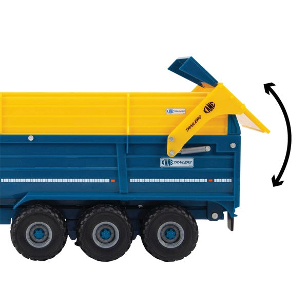 Britains Kane Tri Axle half Pipe Silage Trailer 1:32