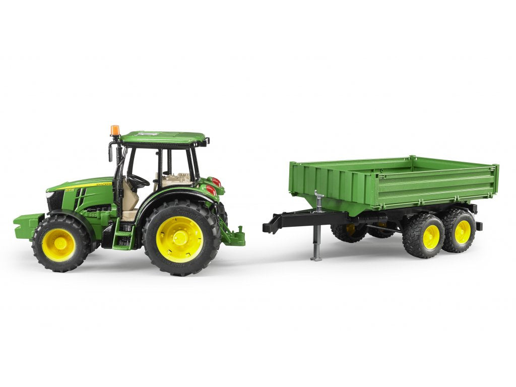 Bruder 02108 John Deere 5115M Tractor With Trailer