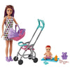 Barbie Skipper Babysitters Pushchair And Two Dolls Playset