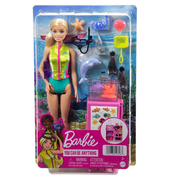 Barbie Marine Biologist Doll With Accessories