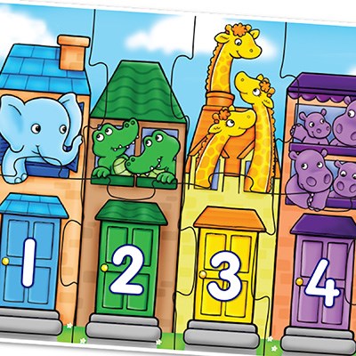 Orchard Toys Number Street Jigsaw Puzzle & Poster