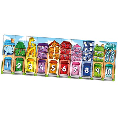 Orchard Toys Number Street Jigsaw Puzzle & Poster