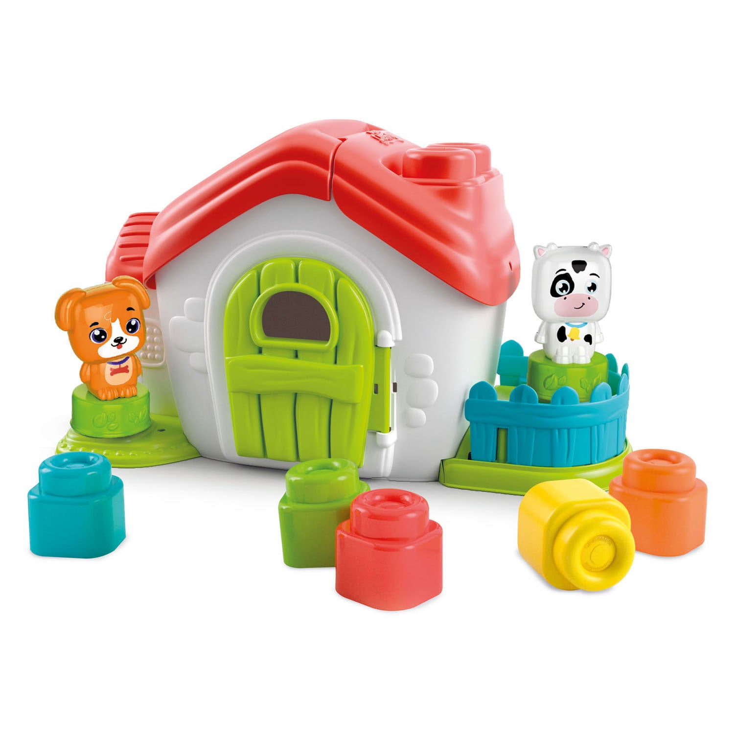 Clementoni Soft Clemmy Sensory Farm With 8 Soft Blocks