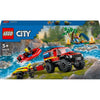 Lego City 60412 4x4 Fire Engine With Rescue Boat