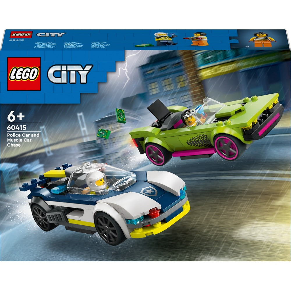 Lego City 60415 Police Car And Muscle Car Chase