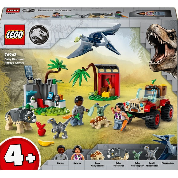 Lego Jurassic World 76963 Baby Dinosaur Rescue Centre