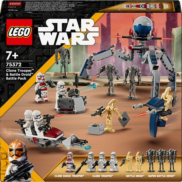 Lego Star Wars 75372 Clone Trooper And Battle Droid Battle Pack