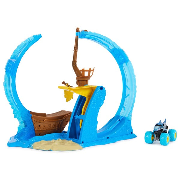 Monster Jam Megalodon Loop Of Doom Playset