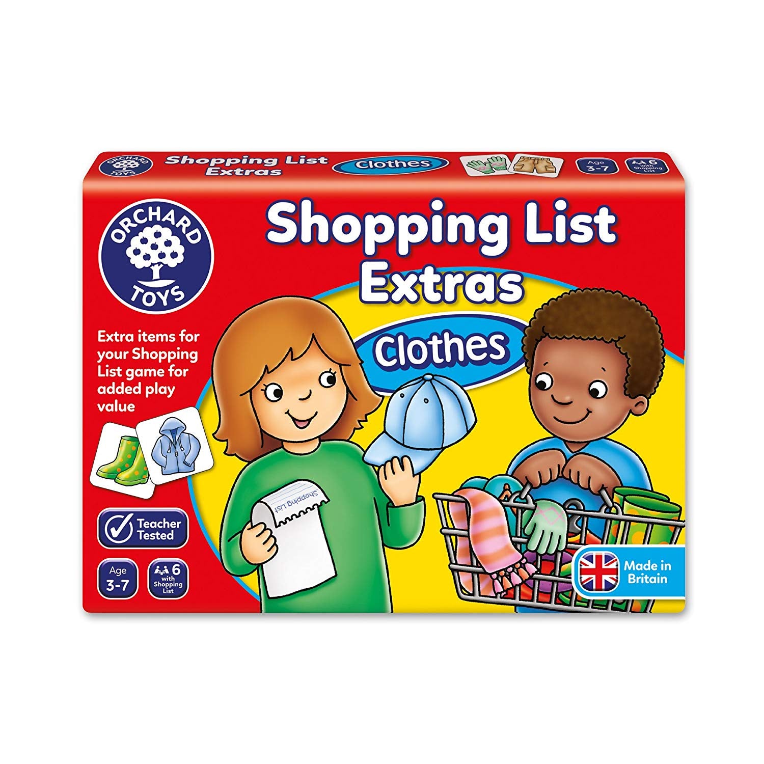Orchard Toys Shopping List Extras - Clothes