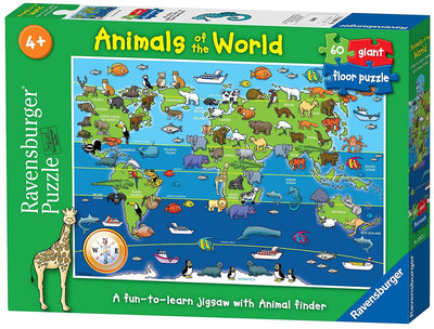 Animals of the World 60pc Giant Floor Jigsaw Puzzle
