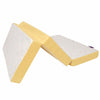 Clevamama ClevaFoam Travel Cot Mattress 3 In 1 Sleep Sit And Play 96cm x 65cm x 7cm White / Yellow