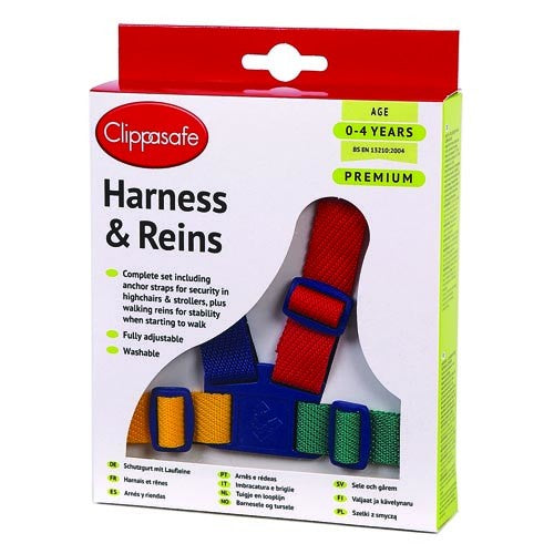 Clippasafe Harness & Reins #10 Multicolour