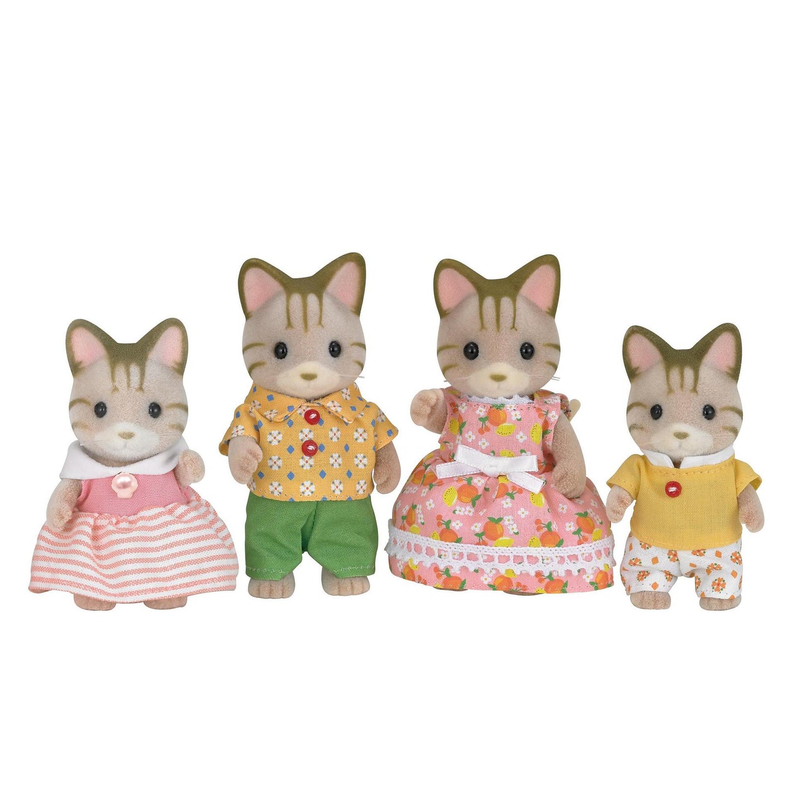 Sylvanian Families Striped Cat Family