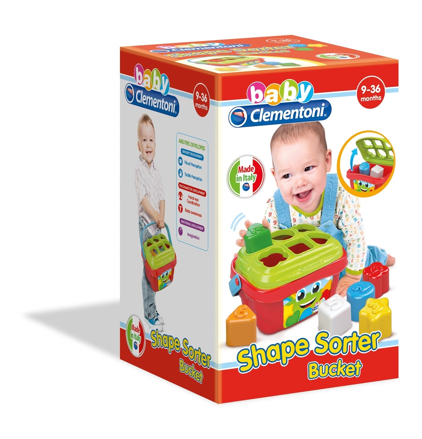 Baby Clementoni - Shape Sorter Bucket