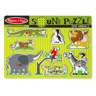 Melissa & Doug Sound Puzzle Zoo Animals
