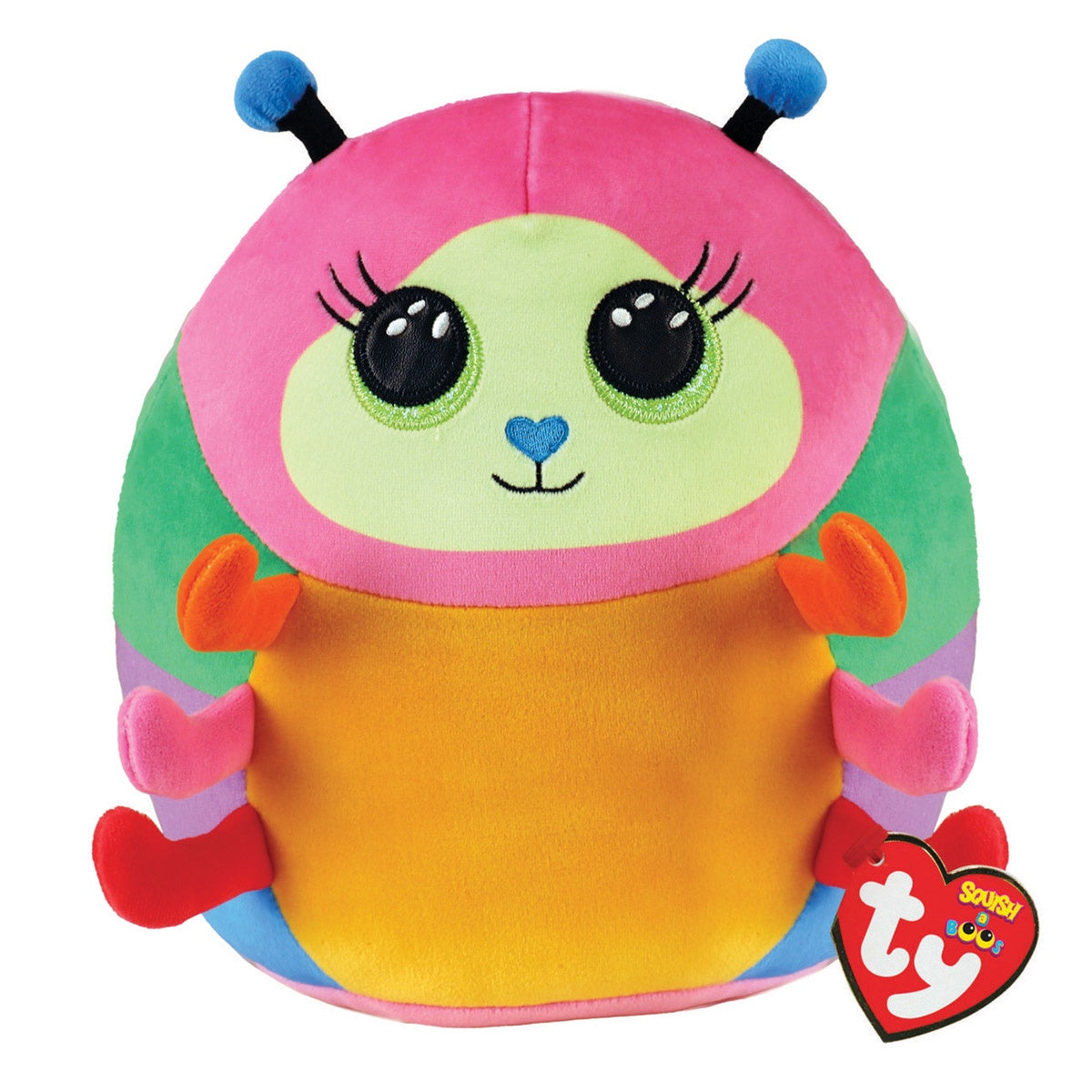 TY Nessa Caterpillar Squishaboo 10" Soft Toy