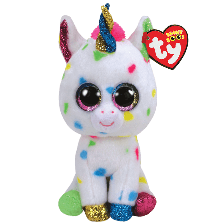 Harmonie Unicorn Beanie Boo Soft Toy Medium