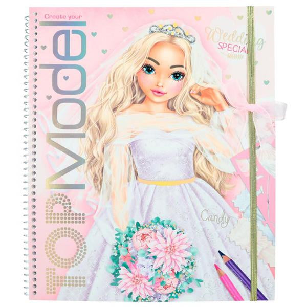TopModel Wedding Special Sticker And Colouring Book