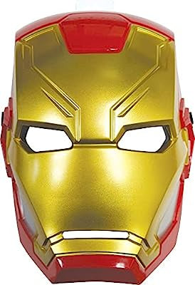 Iron Man Costume Half Mould Metallic Face Mask