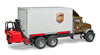 Bruder 02828 Mack Granite UPS Logistics Truck With Forklift