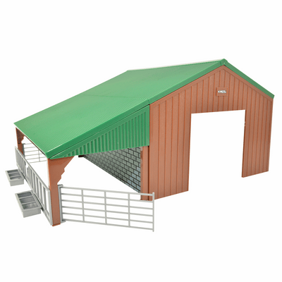 Farm Shed Playset With Case Tractor And Accessories