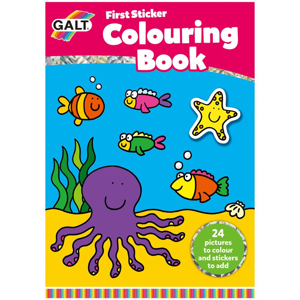 Galt First Sticker Colouring Book