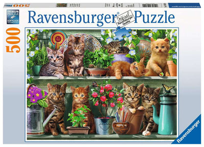 Ravensburger Cats On The Shelf 500pc Jigsaw Puzzle
