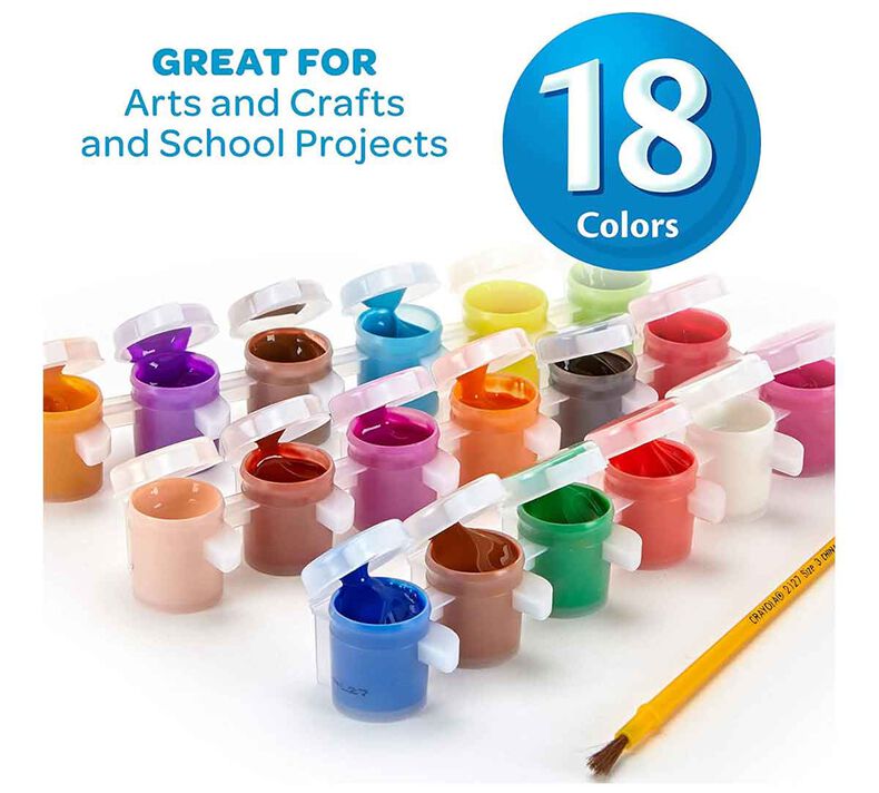 Crayola Washable Kids Paints 18 Colours