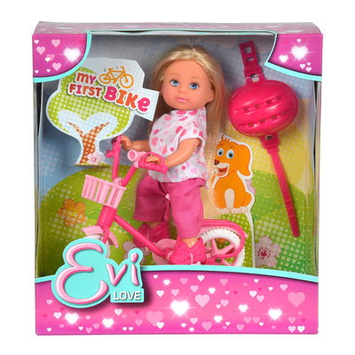 Evi Love Doll And Bicycle Playset