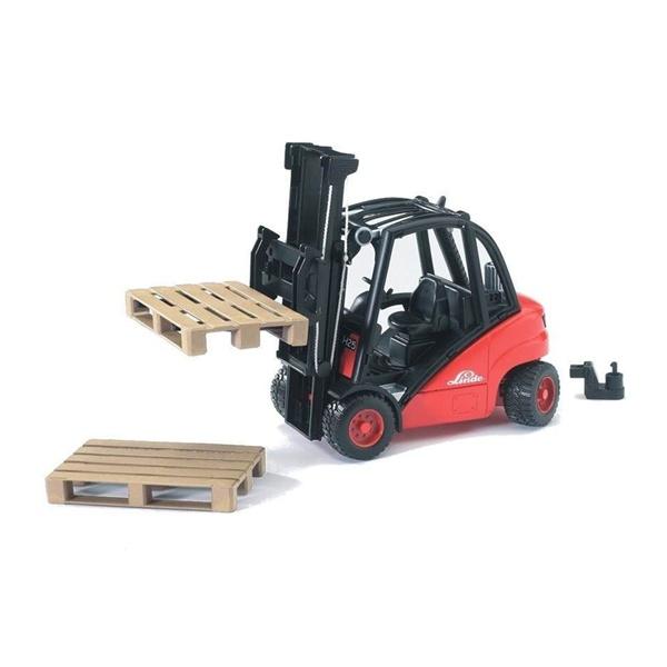 Bruder 02511 Linde Fork Lift With Pallets