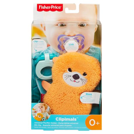 Fisher Price Clipimals Universal Pacifier Holder Otter