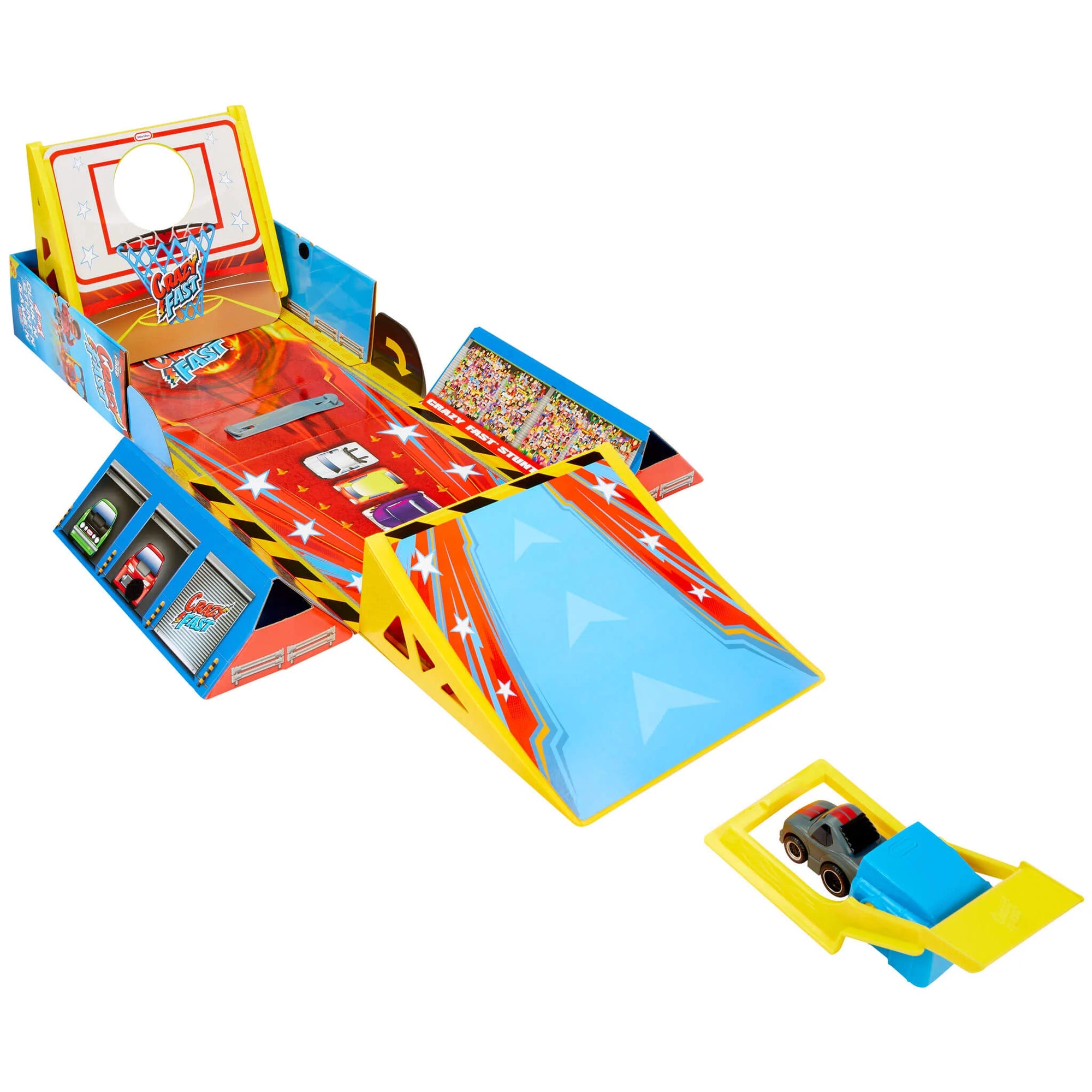 Little Tikes My First Cars Crazy Fast Dunkin Stuntin Game'n Set