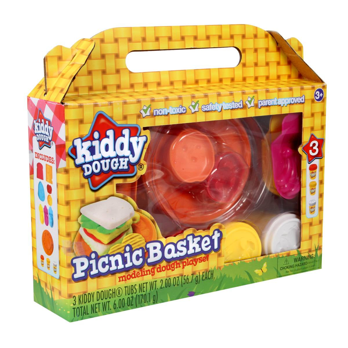 Kiddy Dough Picnic Basket Play-Doh Playset