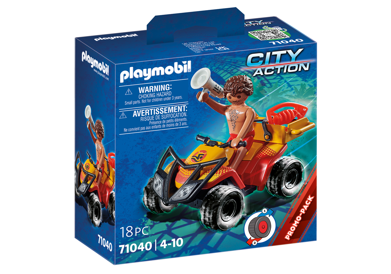 Playmobil City Action 71040 Beach Patrol Quad