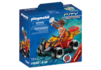 Playmobil City Action 71040 Beach Patrol Quad