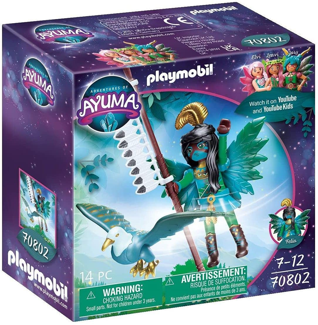 Playmobil Adventures Of Ayuma 70802 Knight Fairy With Soul Animal