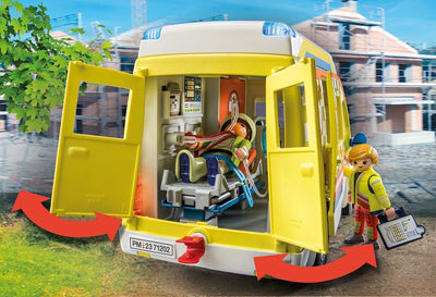 Playmobil City Life 71202 Ambulance With Lights