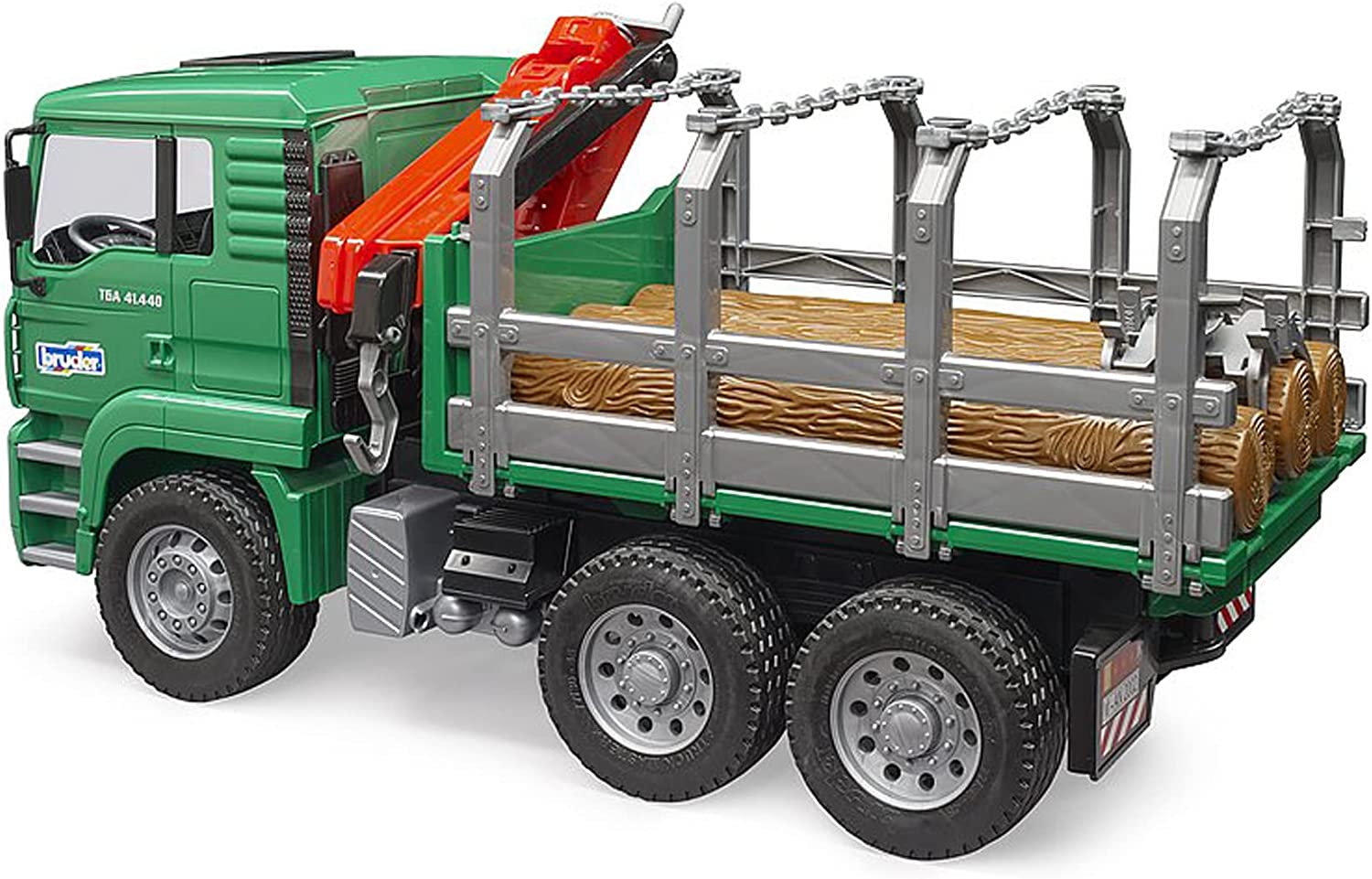 Bruder MAN Timber Truck With Crane And 3 Logs 1:16