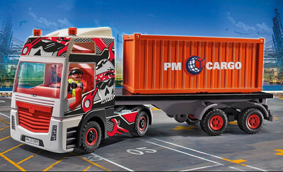 Playmobil City Action 70771 Truck With Cargo Container