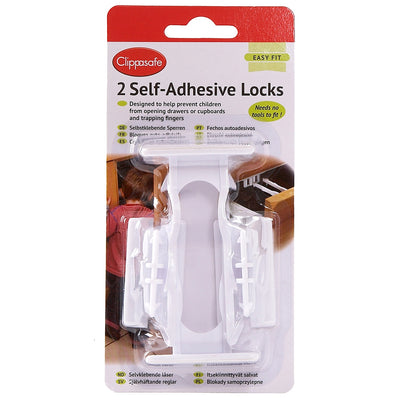 Clippasafe 2 x Self Adhesive Locks 71/2