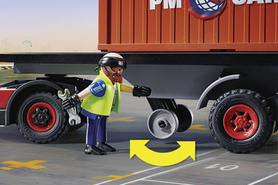 Playmobil City Action 70771 Truck With Cargo Container