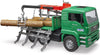 Bruder MAN Timber Truck With Crane And 3 Logs 1:16