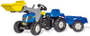 Rolly New Holland T7040 Tractor With Front Loader And Trailer