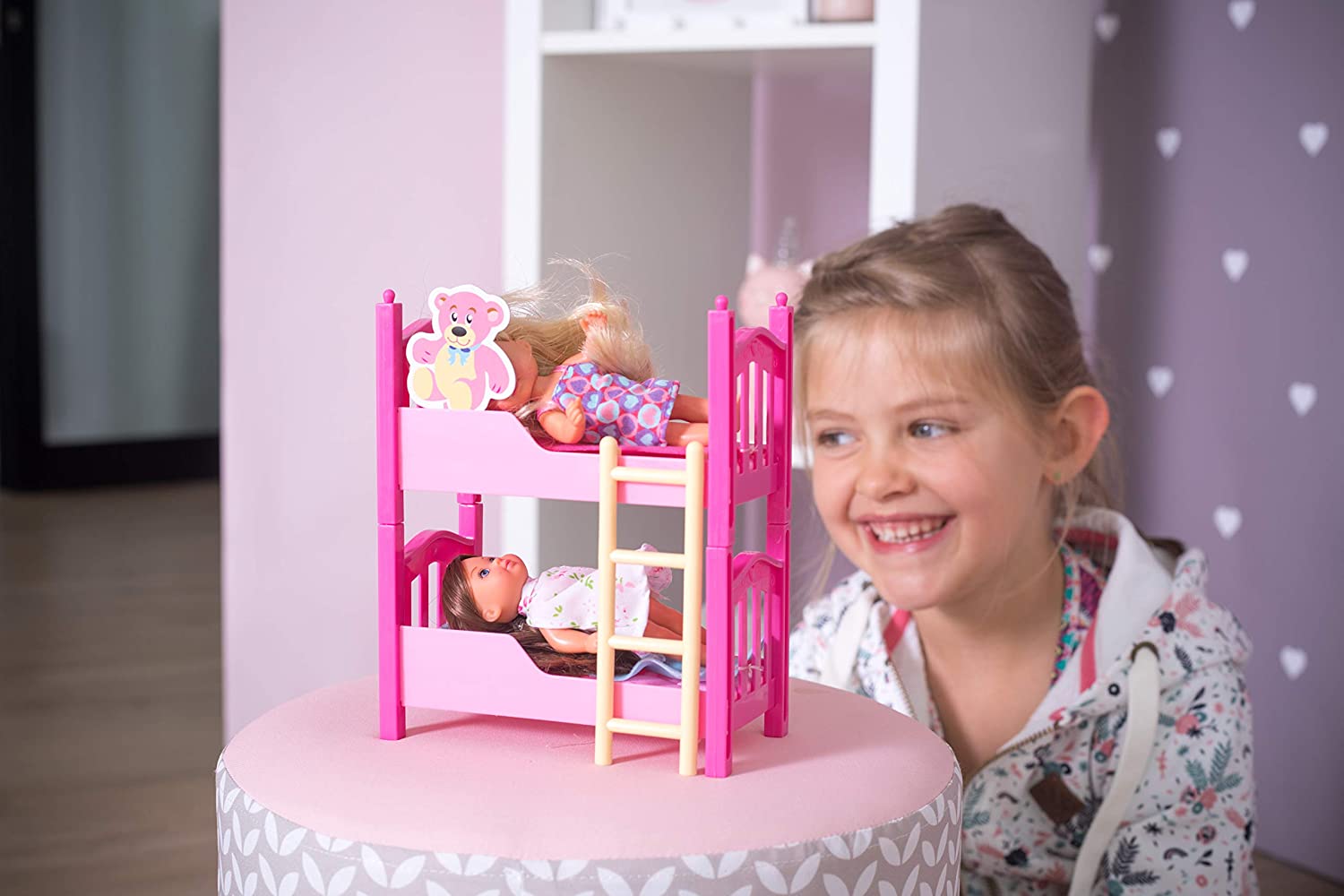 Evi Love Bunk Bed With 2 Dolls