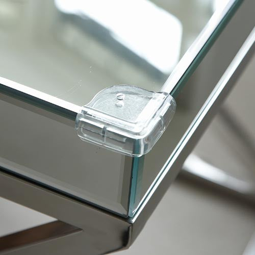 Clippasafe 4x Corner Cushions for Glass Tables / Shelves