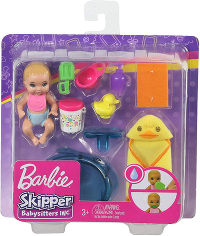 Barbie Skipper Babysitters Inc. Babies Bath Time Playset