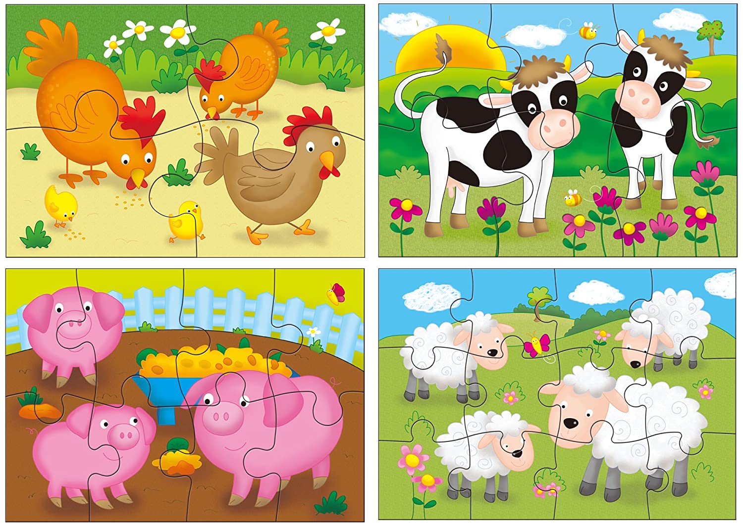 Galt 4 Puzzles In A box Farm