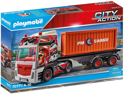 Playmobil City Action 70771 Truck With Cargo Container