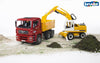 Bruder 02751 MAN TGA Construction Truck With Excavator